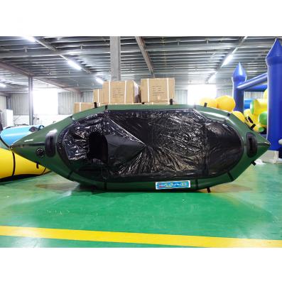OEM 420D TPU Materialien Aufblasbares Ruderboot Wassersport Packraft