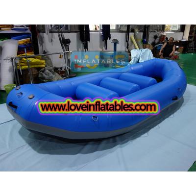13 Fuß 1,2 mm Abenteuer-Wildwasser-Raftingboot für Flussfahrten