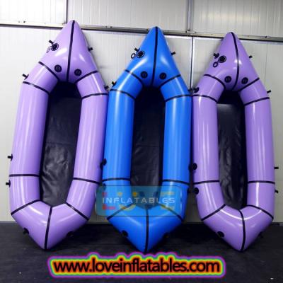 Inflatable calm water packraft