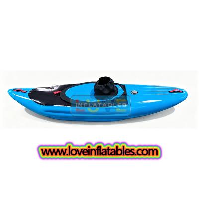 Wildwasser-Freestyle-Kajak TPU Fluss-Spielboot 1 Person Angeln Leicht Stabil Kontrollierbar Flüsse & Seen