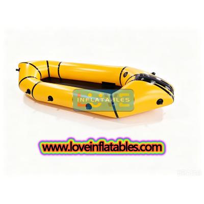 OEM umweltfreundliches aufblasbares Boot Outdoor-Luftboot Wasser-Rafting aufblasbares Angelkajak leichtes TPU-Packraft
