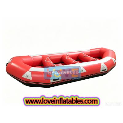 Hochwertiges 13ft 14ft 15ft 16ft aufblasbares Wildwasser-Rafting-Boot PVC-Boot
